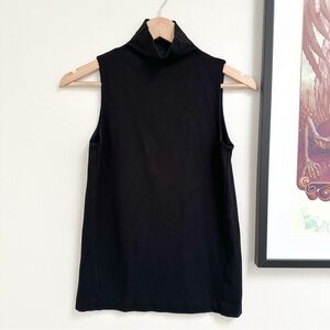 Club Monaco Vancy Top in Soot Black Size XS